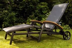 HARTMAN Da Vinci Gartenliege, Xerix/anthrazit, Alu/Textilene, 170 X 82 X 30 Cm, Mit FSC-Teak-Armlehnen 7 HARTMAN Da Vinci Gartenliege, Xerix/anthrazit, Alu/Textilene, 170 X 82 X 30 Cm, Mit FSC-Teak-Armlehnen -Beste Gartenmöbel Geschäfte 3 11664 1.jpg