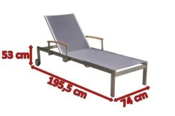 OUTFLEXX Rollliege, Taupe, Edelstahl/Textilene, Mit Gasfeder, 195,5x74x35cm 9 OUTFLEXX Rollliege, Taupe, Edelstahl/Textilene, Mit Gasfeder, 195,5x74x35cm -Beste Gartenmöbel Geschäfte 3 13505.jpg