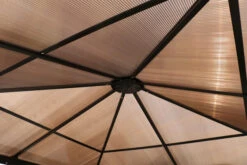 OUTFLEXX Profi Hardtop Pavillon, Grau, Aluminium, 3 X 3m Mit Seitenteilen Und Insektennetz -Beste Gartenmöbel Geschäfte 3 13585.jpg