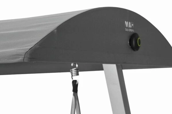 MWH Elements Hollywoodschaukel, Silber/anthrazit, Alu/Textil, 3-Sitzer, 209 X 113 X 171 Cm 3 MWH Elements Hollywoodschaukel, Silber/anthrazit, Alu/Textil, 3-Sitzer, 209 X 113 X 171 Cm – Bild 3