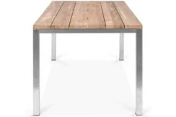 OUTFLEXX Esstisch, Silber/natur, Edelstahl/ Recyceltes FSC®-Teakholz, 180x90cm, Rustikal Gebürstet 7 OUTFLEXX Esstisch, Silber/natur, Edelstahl/ Recyceltes FSC®-Teakholz, 180x90cm, Rustikal Gebürstet -Beste Gartenmöbel Geschäfte 3 15862.jpg