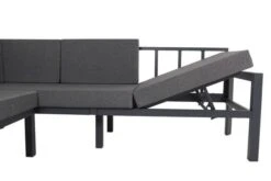 VILLANA Dining-Lounge, Schwarz/grau Meliert, Alu/Polyester, Inkl. Kissen 23 VILLANA Dining-Lounge, Schwarz/grau Meliert, Alu/Polyester, Inkl. Kissen -Beste Gartenmöbel Geschäfte 3 16473.jpg