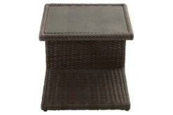 Ploß Rocking Beistelltisch, Grau/braun-meliert, Polyrattan, 50x45x50 Cm, Glasplatte In Steinoptik -Beste Gartenmöbel Geschäfte 3 18217.jpg