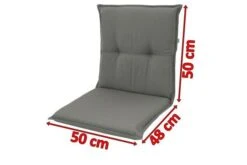 DOPPLER Stuhlauflage Niederlehner, Grau, Dralon, 100x50x7cm, Mit DuPont Teflon Markenimprägnierung -Beste Gartenmöbel Geschäfte 3 18595.jpg