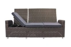 OUTFLEXX Dining 3-Sitzer Sofa, Grau, Polyrattan, 210 X 83 X 110 Cm, Mehrfach Verstellbar -Beste Gartenmöbel Geschäfte 3 18913.jpg