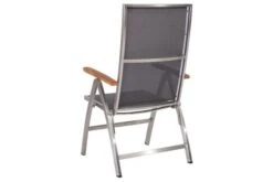 STERN Cardiff Esstischgruppe, Silber/silbergrau, Edelstahl/Teak, Tisch 150 X 80 Cm, 6 Multipositionssessel 10 STERN Cardiff Esstischgruppe, Silber/silbergrau, Edelstahl/Teak, Tisch 150 X 80 Cm, 6 Multipositionssessel -Beste Gartenmöbel Geschäfte 3 19772.jpg