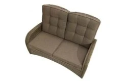Ploß Rabida Comfort Dining / Lounge 2-Sitzer Sofa, Champagner-meliert, Polyrattan, 148x85x112 Cm, Verstellbar -Beste Gartenmöbel Geschäfte 3 20163.jpg