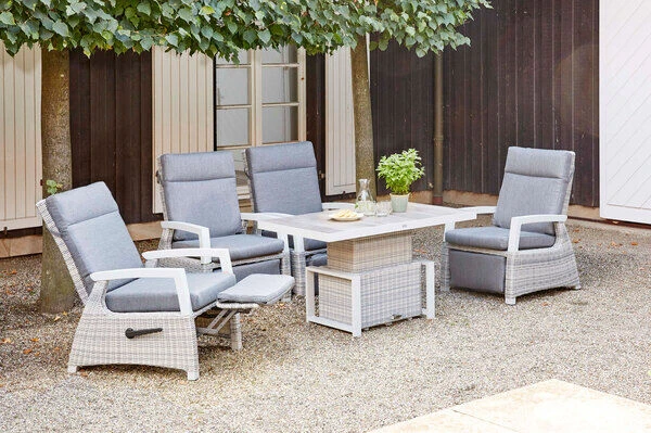 SIENA GARDEN Corido Relaxsessel, Ice Grey, Alu / Gardino®-Geflecht, 73x87x103 Cm, Verstellbar 3 SIENA GARDEN Corido Relaxsessel, Ice Grey, Alu / Gardino®-Geflecht, 73x87x103 Cm, Verstellbar – Bild 3