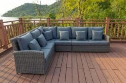 OUTFLEXX Dining Set, Grau, Polyrattan, 4tlg, 5-6 Personen, Inkl. Polster Und Kissen -Beste Gartenmöbel Geschäfte 3 20661.jpg