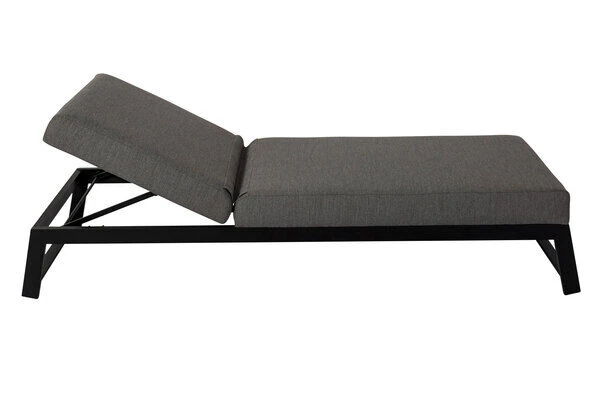 OUTFLEXX Allure Sonnenliege, Sooty, Alu/Sunbrella, 211 X 74 X 44,5 Cm, Verstellbare Kopfstütze 3 OUTFLEXX Allure Sonnenliege, Sooty, Alu/Sunbrella, 211 X 74 X 44,5 Cm, Verstellbare Kopfstütze – Bild 3