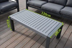 OUTFLEXX Kaffeetisch, Anthrazit, Aluminium, 120x60x41cm 5 OUTFLEXX Kaffeetisch, Anthrazit, Aluminium, 120x60x41cm -Beste Gartenmöbel Geschäfte 3 20854.jpg