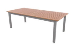 DOPPLER Expert Esstischgarnitur, Silber/Holzoptik/beige, Alu/Textilene, 6x Multipositionssessel, 220-280x100 Cm -Beste Gartenmöbel Geschäfte 3 21202.jpg