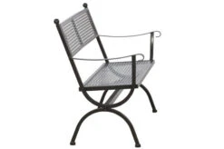 MBM Bank Romeo, Marone, Schmiedeeisen Verzinkt, Pulverbeschichtet, 2-Sitzer, 122x90x62 Cm 9 MBM Bank Romeo, Marone, Schmiedeeisen Verzinkt, Pulverbeschichtet, 2-Sitzer, 122x90x62 Cm -Beste Gartenmöbel Geschäfte 4 10887.jpg