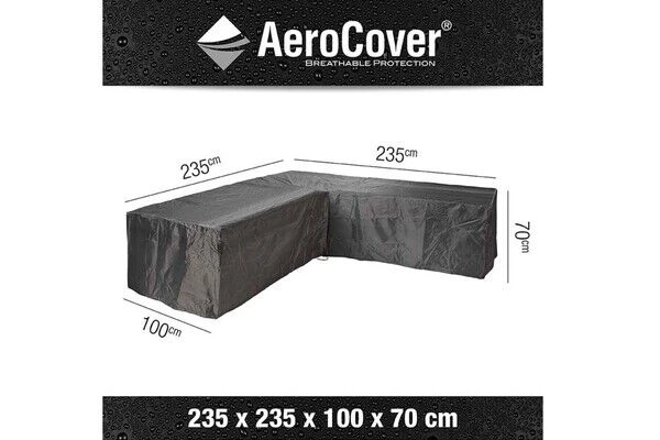 AeroCover Schutzhülle In L-Form Für Lounge Sets, Ripstop-Gewebe, 235 X 235 X 100 X 70 Cm 4 AeroCover Schutzhülle In L-Form Für Lounge Sets, Ripstop-Gewebe, 235 X 235 X 100 X 70 Cm – Bild 4