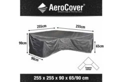 AeroCover Schutzhülle In L-Form Für Lounge Sets, Mit Trapez-Ecke, 255 X 255 X 90 X 65/90 Cm -Beste Gartenmöbel Geschäfte 4 13012.jpg
