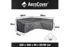AeroCover Schutzhülle In L-Form Für Lounge Sets, Mit Trapez-Ecke, 300 X 300 X 90 X 65/90 Cm -Beste Gartenmöbel Geschäfte 4 13016.jpg