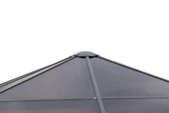 OUTFLEXX Profi Hardtop Pavillon, Grau, Aluminium, 3 X 3m Mit Seitenteilen Und Insektennetz -Beste Gartenmöbel Geschäfte 4 13585.jpg