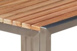 OUTFLEXX 2er-Set Rollliege, Silber, Edelstahl/Teak, 212x71x36 Cm, Mit Beistelltisch 45x45cm -Beste Gartenmöbel Geschäfte 4 14170.jpg