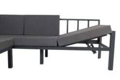 VILLANA Dining-Lounge, Schwarz/grau Meliert, Alu/Polyester, Inkl. Kissen 24 VILLANA Dining-Lounge, Schwarz/grau Meliert, Alu/Polyester, Inkl. Kissen -Beste Gartenmöbel Geschäfte 4 16473.jpg