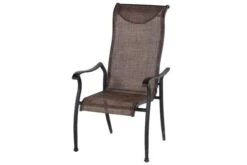 HARTMAN Palermo Esstischgruppe, Bronze, Alu-Guss/Textilene, 4 Stapelsessel, Ø120cm -Beste Gartenmöbel Geschäfte 4 16898.jpg