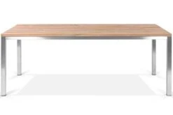 OUTFLEXX Esstischgarnitur, Edelstahl / FSC-Teak, Tisch 200 X 100 Cm, 6 Multipositionssessel, Silber -Beste Gartenmöbel Geschäfte 4 17305.jpg