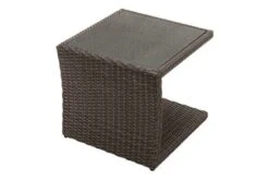 Ploß Rocking Beistelltisch, Grau/braun-meliert, Polyrattan, 50x45x50 Cm, Glasplatte In Steinoptik -Beste Gartenmöbel Geschäfte 4 18217.jpg