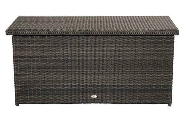Ploß Rocking Kissenbox, Grau/braun-meliert, Polyrattan, 145x58x73 Cm, Inkl. Inlay 4 Ploß Rocking Kissenbox, Grau/braun-meliert, Polyrattan, 145x58x73 Cm, Inkl. Inlay – Bild 4