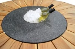 OUTFLEXX Esstischgarnitur, Silber/schwarz, Edelstahl/FSC-Teak, Esstisch Ø 170 Cm, 6 Freischwinger 11 OUTFLEXX Esstischgarnitur, Silber/schwarz, Edelstahl/FSC-Teak, Esstisch Ø 170 Cm, 6 Freischwinger -Beste Gartenmöbel Geschäfte 4 18872.jpg