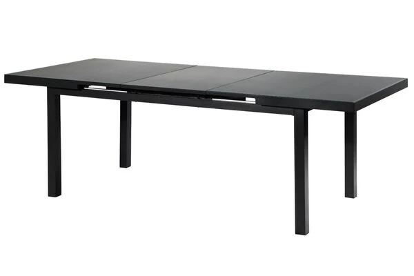 OUTFLEXX Premium Esstischgarnitur, OUTFLEXX® Anthrazit Matt, Alu/Textilene, Tisch 180/240x100cm, 8 Multipositionssessel 4 OUTFLEXX Premium Esstischgarnitur, OUTFLEXX® Anthrazit Matt, Alu/Textilene, Tisch 180/240x100cm, 8 Multipositionssessel – Bild 4