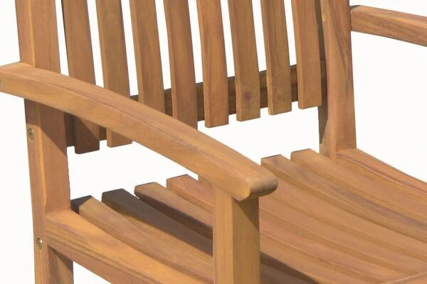 OUTFLEXX Esstischgarnitur, Natur, FSC-Akazienholz, Tisch 160 X 90 Cm, 4 Gartenstühle 4 OUTFLEXX Esstischgarnitur, Natur, FSC-Akazienholz, Tisch 160 X 90 Cm, 4 Gartenstühle – Bild 4