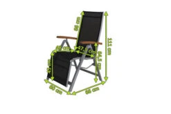 VILLANA Relaxsessel, Silber/schwarz, Alu/Textilene, 66 X 60 X 111 Cm, FSC Akazienholz Armlehnen -Beste Gartenmöbel Geschäfte 4 19811.jpg