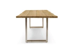 OUTFLEXX Esstisch, Natur, Edelstahl & Recycled FSC-Teak, 240 X 100 Cm, Baumkante -Beste Gartenmöbel Geschäfte 4 20357.jpg