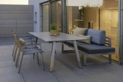 STERN New Holly Dining-Bank/Liege, Silbergrau, Edelstahl, 216x77x73 Cm, Inkl. Polster Schiefergrau -Beste Gartenmöbel Geschäfte 4 21894.jpg