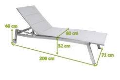 STERN Allround Rollenliege, Silber, Edelstahl/Textil, 200x71x40 Cm, Gepolstert, Verstellbare Rückenlehne 7 STERN Allround Rollenliege, Silber, Edelstahl/Textil, 200x71x40 Cm, Gepolstert, Verstellbare Rückenlehne -Beste Gartenmöbel Geschäfte 4 21911.jpg