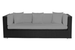 OUTFLEXX Dreisitzer-Sofa, Schwarz, Polyrattan, 210x85x70cm, Inkl. Polster + Wasserfeste Kissenbox -Beste Gartenmöbel Geschäfte 4 2392 1 BOX.jpg