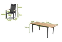 HARTMAN Gartenmöbel-Set, Xerix-anthrazit, Alu/Teakholz, 4x4 Textilen, 210/150x90 Cm, 6 Personen -Beste Gartenmöbel Geschäfte 5 13971.jpg