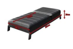 OUTFLEXX Bite Loungeliege, Sooty, Alu/Sunbrella, 203 X 90 X 38 Cm, 4-fach Verstellbar -Beste Gartenmöbel Geschäfte 5 16081.jpg