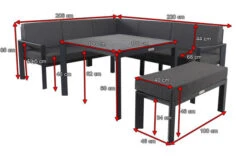 VILLANA Dining-Lounge, Schwarz/grau Meliert, Alu/Polyester, Inkl. Kissen 21 VILLANA Dining-Lounge, Schwarz/grau Meliert, Alu/Polyester, Inkl. Kissen -Beste Gartenmöbel Geschäfte 5 16473.jpg