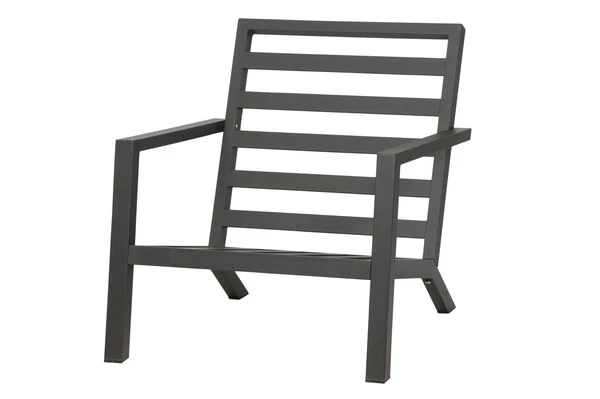 SIENA GARDEN Belia Loungesessel, Matt-anthrazit, Aluminium, 79x91x81 Cm, Inkl. Polster Dunkelgrau 5 SIENA GARDEN Belia Loungesessel, Matt-anthrazit, Aluminium, 79x91x81 Cm, Inkl. Polster Dunkelgrau – Bild 5