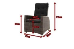 Ploß Rocking Comfort Dining / Lounge Sessel, Grau/braun-meliert, Polyrattan, Verstellbar 14 Ploß Rocking Comfort Dining / Lounge Sessel, Grau/braun-meliert, Polyrattan, Verstellbar -Beste Gartenmöbel Geschäfte 5 18205.jpg