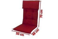 DOPPLER Stuhlauflage Hochlehner, Bordeaux, Dralon, 120x50x7cm, Mit DuPont Teflon Markenimprägnierung -Beste Gartenmöbel Geschäfte 5 18594.jpg