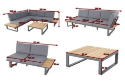 OUTFLEXX Ecklounge, Anthrazit/teakoptik, Aluminium/Akazie, Für 5 Personen, Inkl. Polster -Beste Gartenmöbel Geschäfte 5 18847.jpg