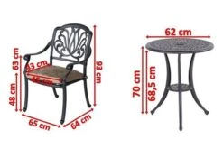 HARTMAN Amalfi Bistro-Set, Bronze, Alu-Guss, Ø62cm, 2 Sessel Inkl. Wendekissen -Beste Gartenmöbel Geschäfte 5 18972.jpg