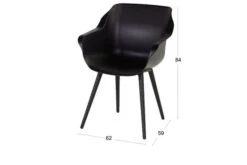HARTMAN Sophie Studio Armlehnensessel, Carbon Black, Alu / Kunststoff, 59 X 62 X 84 Cm -Beste Gartenmöbel Geschäfte 5 19029.jpg