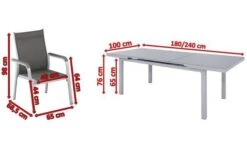 KETTLER BasicPlus Esstischgarnitur, Silber, Alu/Textilene, Tisch 180/240x100cm, 8 Stapelsessel -Beste Gartenmöbel Geschäfte 5 19310.jpg