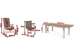 STERN Cardiff Esstischgruppe, Silber/taupe, Edelstahl/Teak, Tisch 200/260 X 100 Cm, 4 Stapel-, 2 Multipositionssessel 13 STERN Cardiff Esstischgruppe, Silber/taupe, Edelstahl/Teak, Tisch 200/260 X 100 Cm, 4 Stapel-, 2 Multipositionssessel -Beste Gartenmöbel Geschäfte 5 19706.jpg