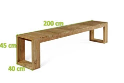 OUTFLEXX Anok Bank, Natur, Recycled FSC®-Teak, 200x40x45cm 10 OUTFLEXX Anok Bank, Natur, Recycled FSC®-Teak, 200x40x45cm -Beste Gartenmöbel Geschäfte 5 20300.jpg