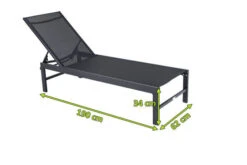 OUTFLEXX Liege, Anthrazit Matt/schwarz, Alu/Textilene, 190x62x34cm, Rückenlehne Verstellbar -Beste Gartenmöbel Geschäfte 5 20394.jpg