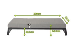 OUTFLEXX Allure Sonnenliege, Flanelle, Alu/Sunbrella, 211 X 74 X 44,5 Cm, Verstellbare Kopfstütze 20 OUTFLEXX Allure Sonnenliege, Flanelle, Alu/Sunbrella, 211 X 74 X 44,5 Cm, Verstellbare Kopfstütze -Beste Gartenmöbel Geschäfte 5 20737.jpg