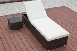 OUTFLEXX 2er-Set Sonnenliegen, Braun Marmoriert, Polyrattan, Je 200x70x45cm, Mit Beistelltisch -Beste Gartenmöbel Geschäfte 5 7761.jpg